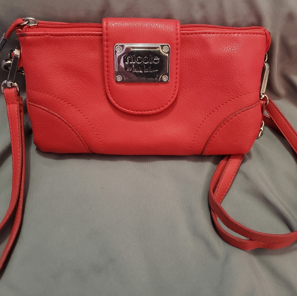 Nicole by Nicole Miller clutch/wristlet/shoulder bag